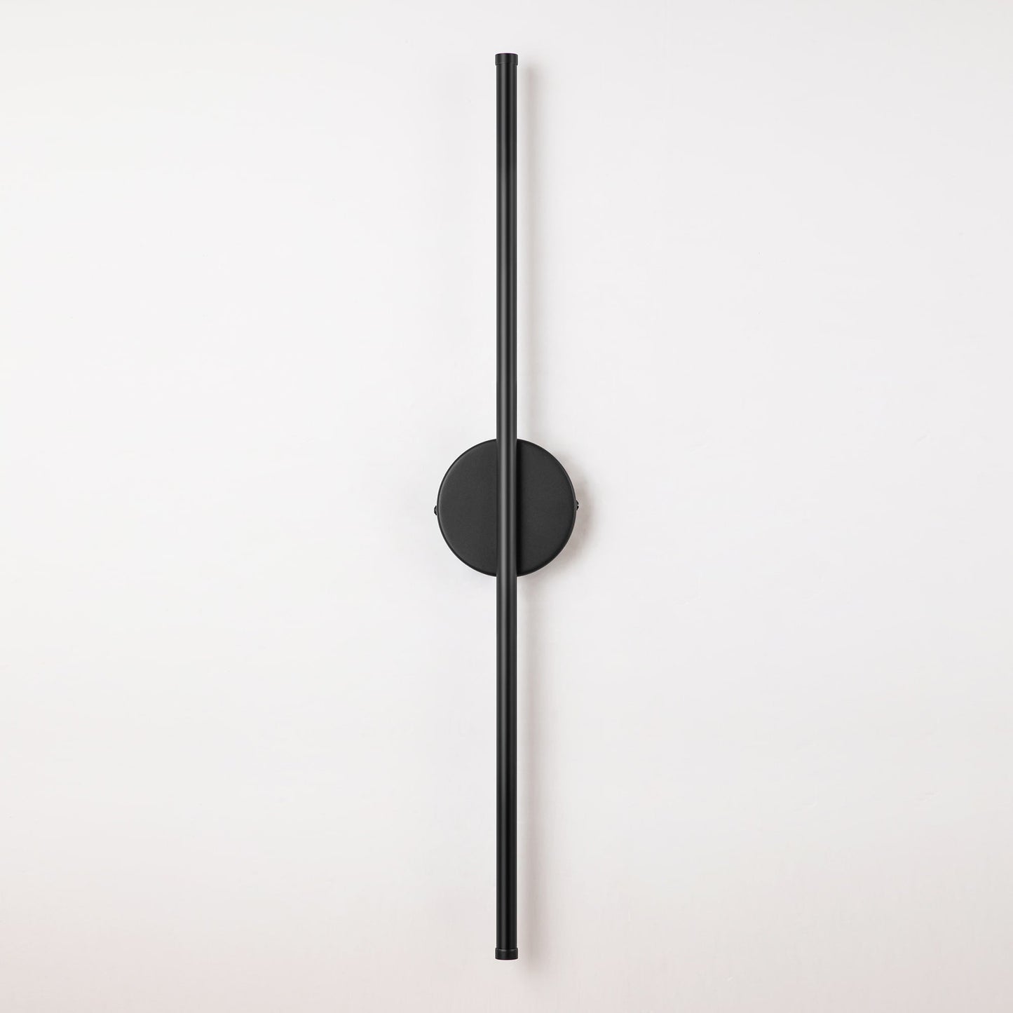 Applique murale linéaire moderne à 1 ampoule, noire, dorée et nickel, à LED, à intensité variable, pour salle de bain