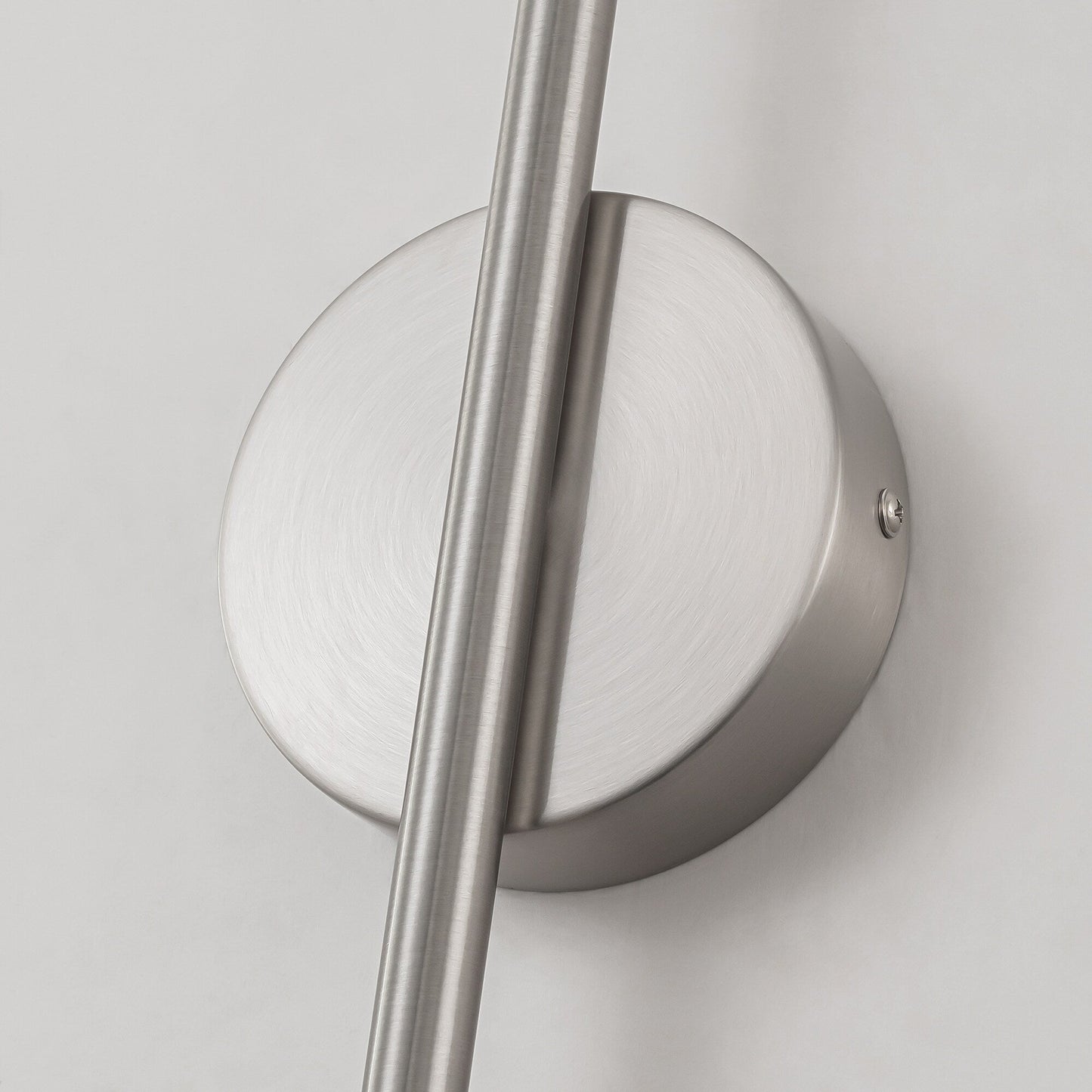 Applique murale linéaire moderne à 1 ampoule, noire, dorée et nickel, à LED, à intensité variable, pour salle de bain