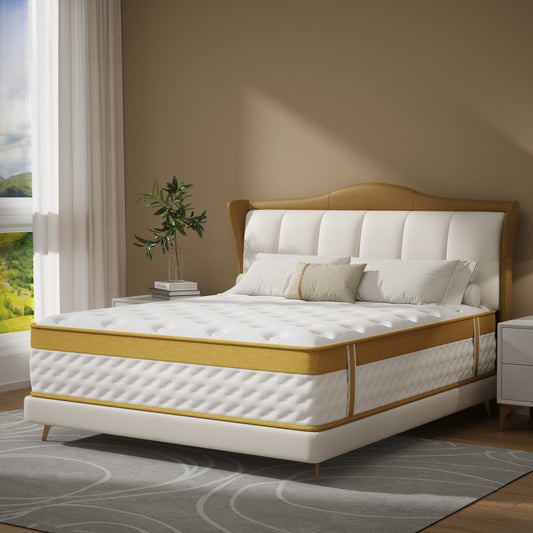 Matelas hybride en mousse à mémoire de forme et ressorts de 10 pouces