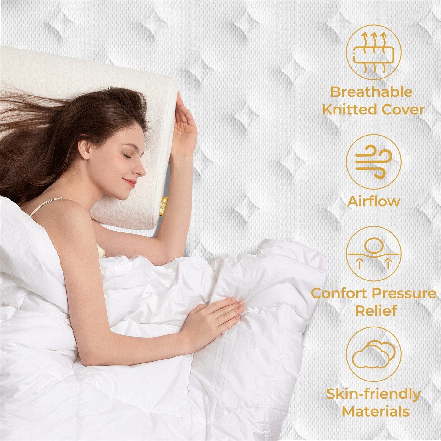 Matelas hybride en mousse à mémoire de forme et ressorts de 10 pouces