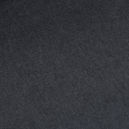 Canapé sectionnel en L en polyester 102,4 avec repose-pieds réversible, coussins épais et pieds en plastique résistants