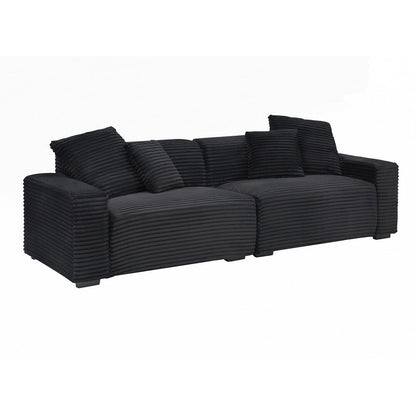 Grand canapé 4 places de 104,72 pouces avec 4 coussins décoratifs
