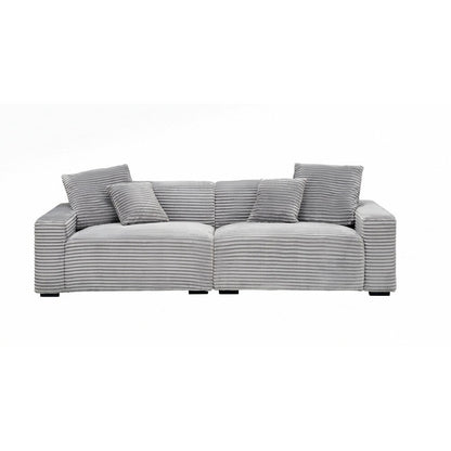 Grand canapé 4 places de 104,72 pouces avec 4 coussins décoratifs