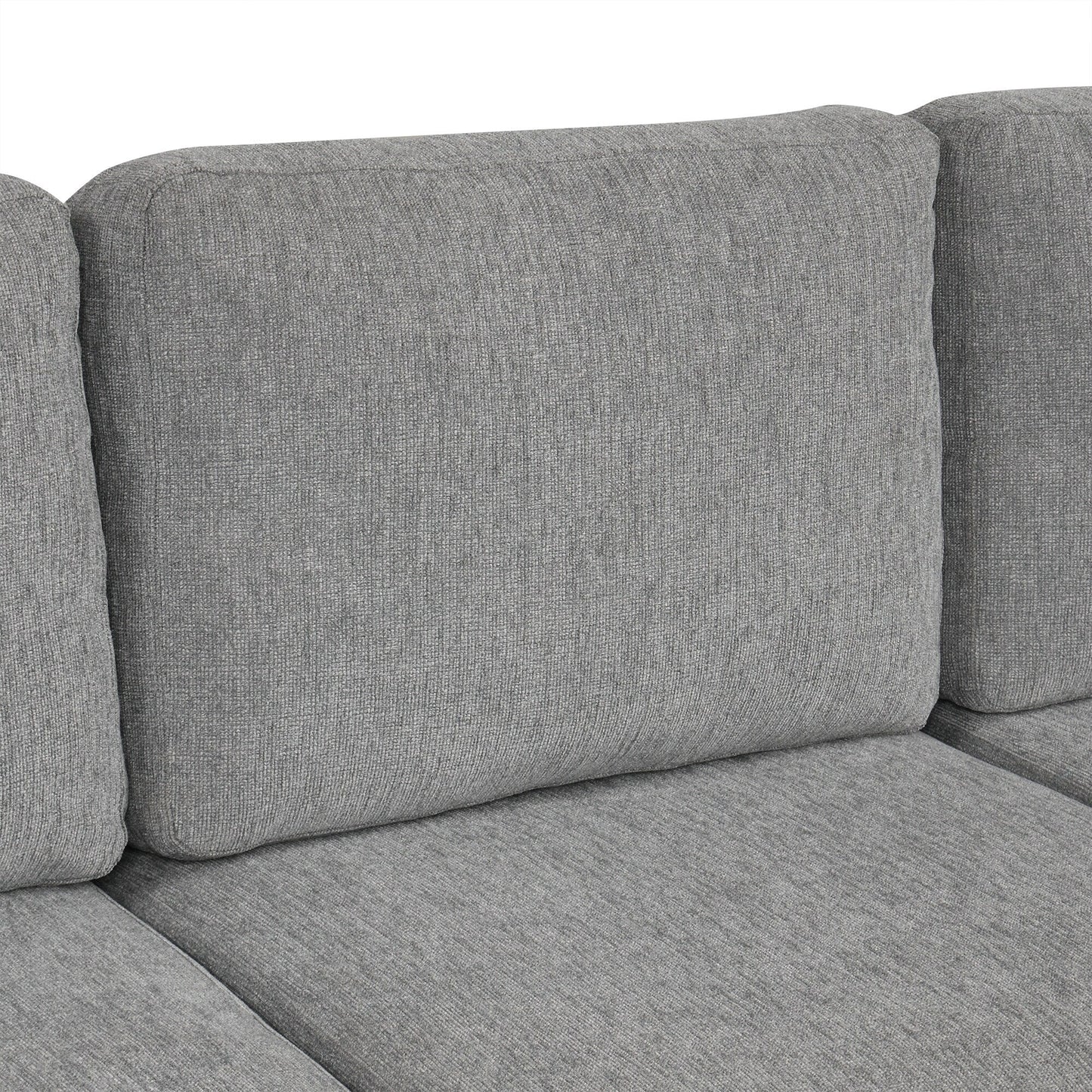 Canapé sectionnel modulaire en U de 108 pouces avec canapé-lit gigogne, ports USB et deux porte-gobelets pour le salon