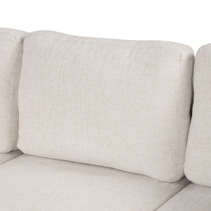 Canapé sectionnel modulaire en U de 108 pouces avec canapé-lit gigogne, ports USB et deux porte-gobelets pour le salon