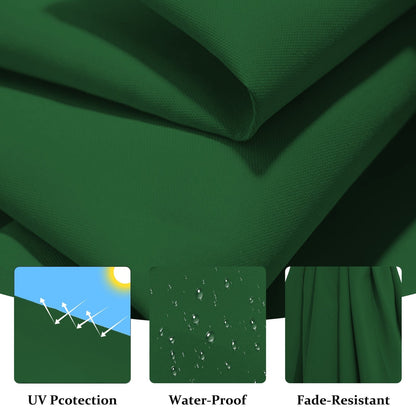 Parasol déporté suspendu à manivelle en acier de 3 m