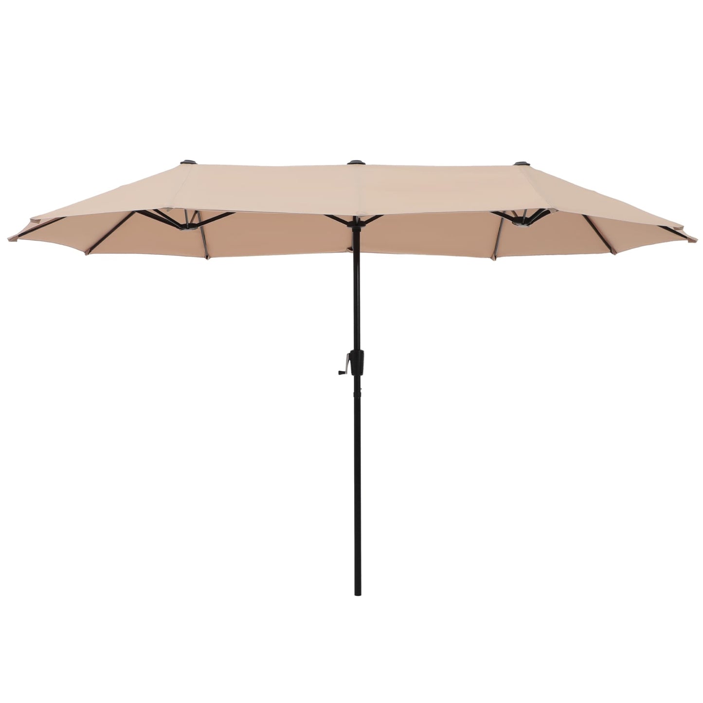 Parasol de patio double face MAISON ARTS extra large de 13 pieds avec manivelle