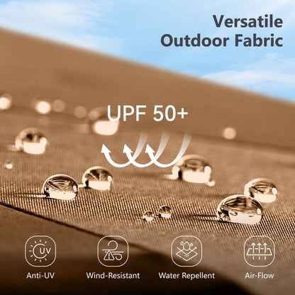 Parasol de patio double face MAISON ARTS extra large de 13 pieds avec manivelle