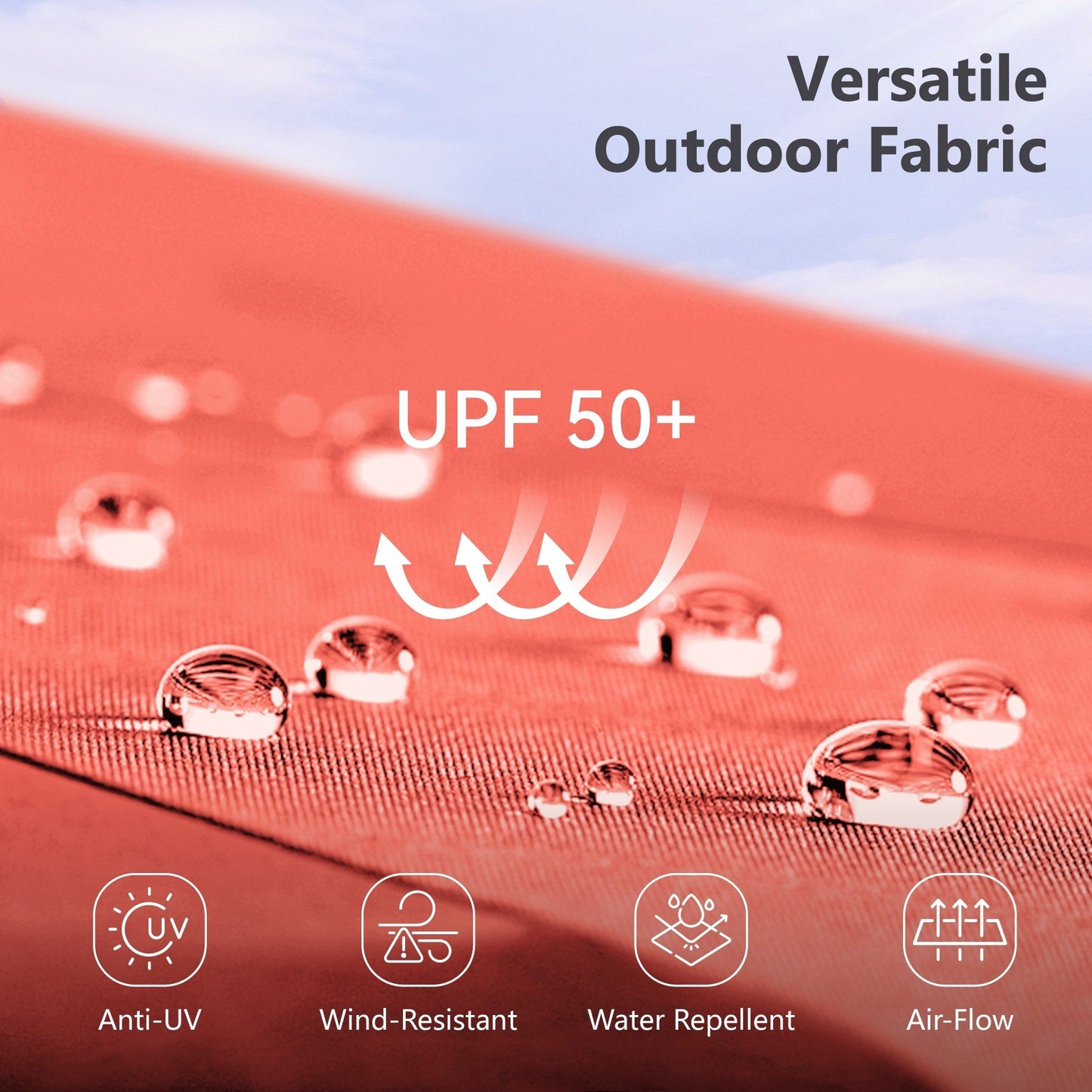 Parasol de patio double face MAISON ARTS extra large de 13 pieds avec manivelle