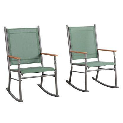 Chaises à bascule d'extérieur pour 2 personnes