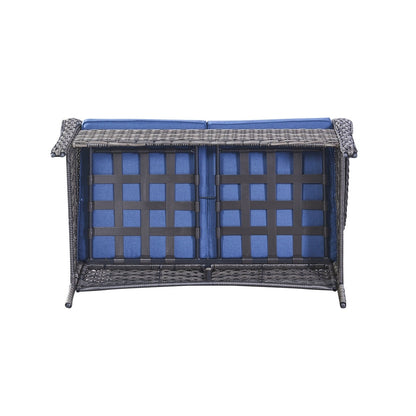 Ensemble de canapés d'extérieur en osier et en rotin Gymojoy