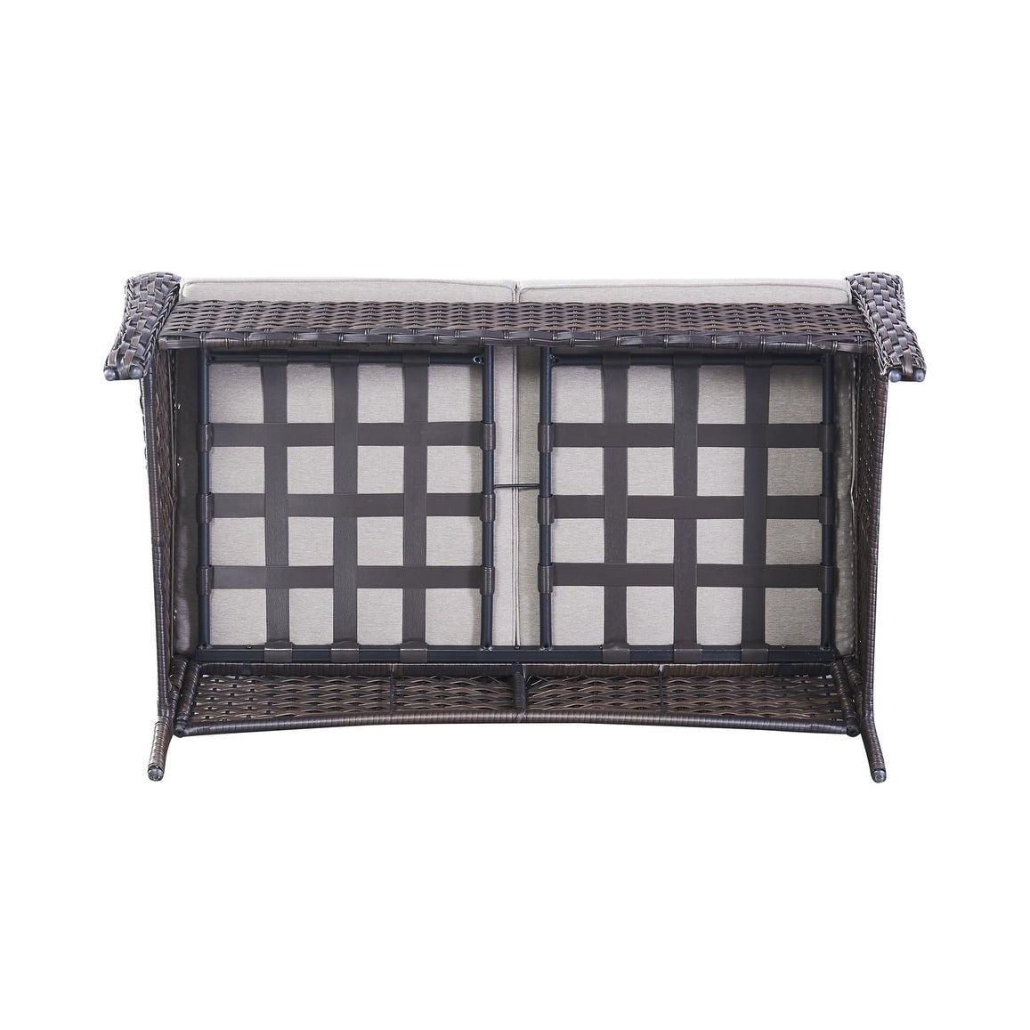 Ensemble de canapés d'extérieur en osier et en rotin Gymojoy