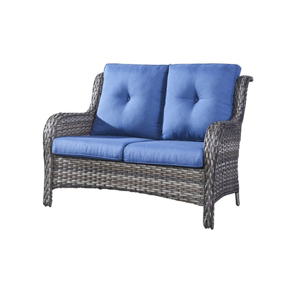 Ensemble de canapés d'extérieur en osier et en rotin Gymojoy