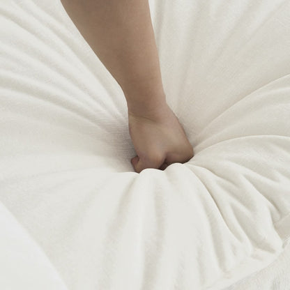 Ensemble de 2 canapés surdimensionnés à assise extra profonde et rembourrés en chenille avec canapé 3 places et causeuse
