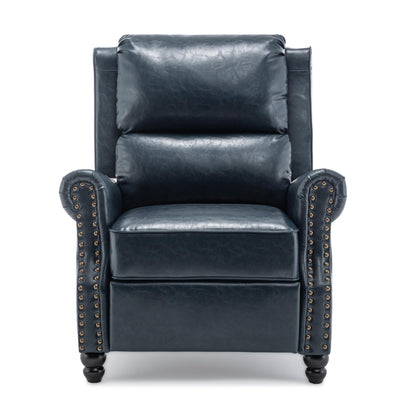 Ensemble de 2 fauteuils inclinables rembourrés à tête de clou