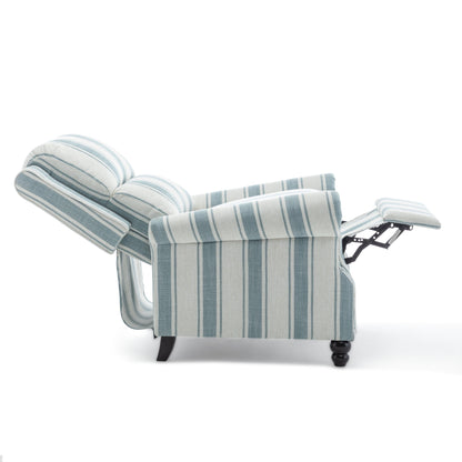 Ensemble de 2 fauteuils inclinables rembourrés à tête de clou