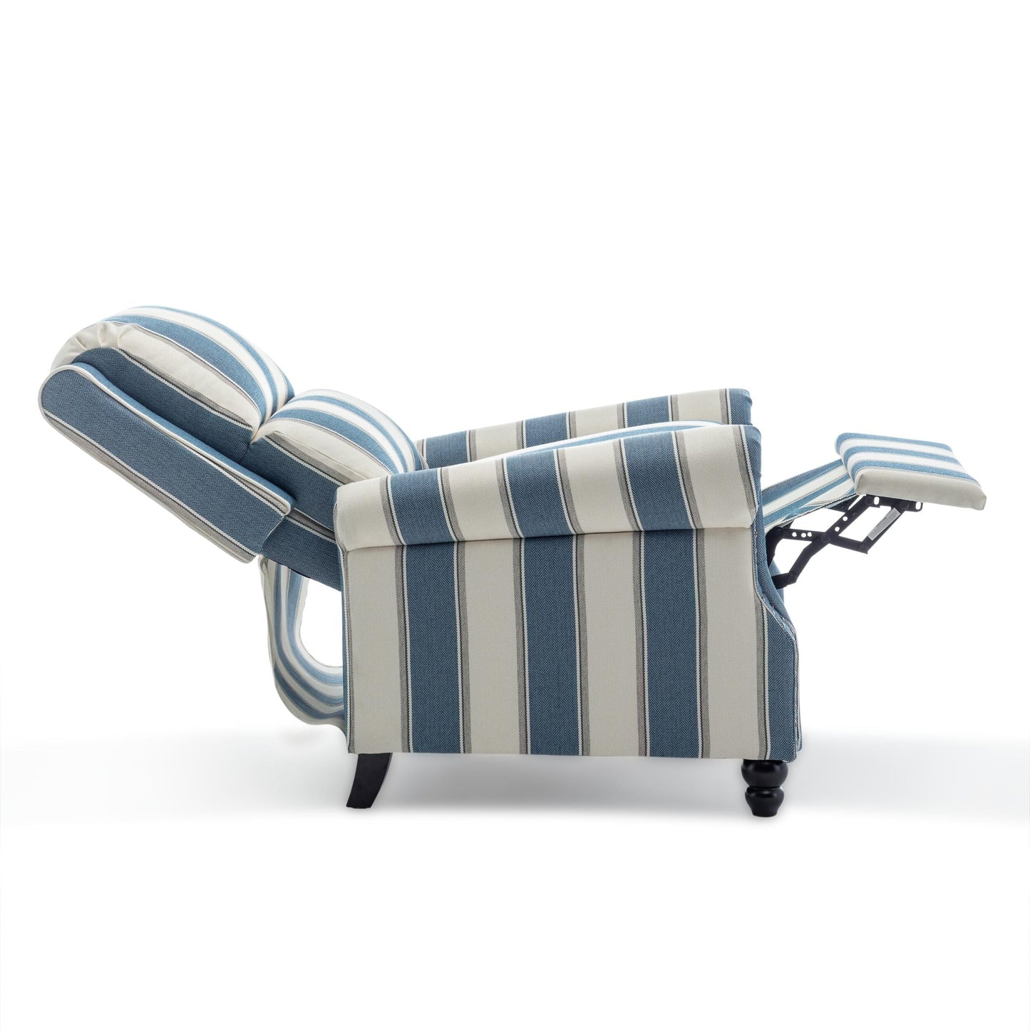 Ensemble de 2 fauteuils inclinables rembourrés à tête de clou