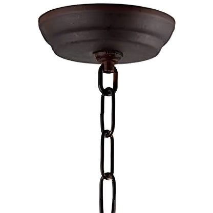 Lustre à 12 lumières en forme de tonneau à vin de style campagnard français à deux niveaux