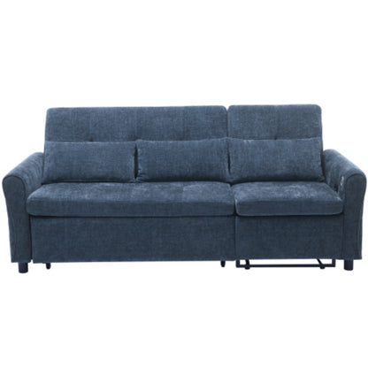 Canapé 2 en 1 avec lit gigogne et fauteuil inclinable réversible par Harper&amp;Bright Designs