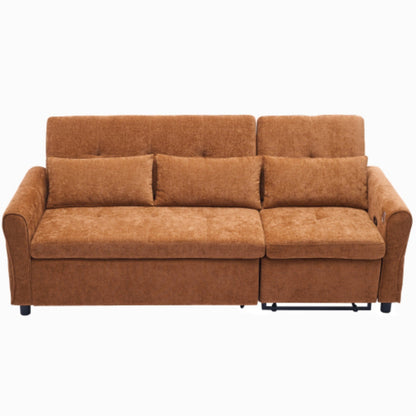 Canapé 2 en 1 avec lit gigogne et fauteuil inclinable réversible par Harper&amp;Bright Designs