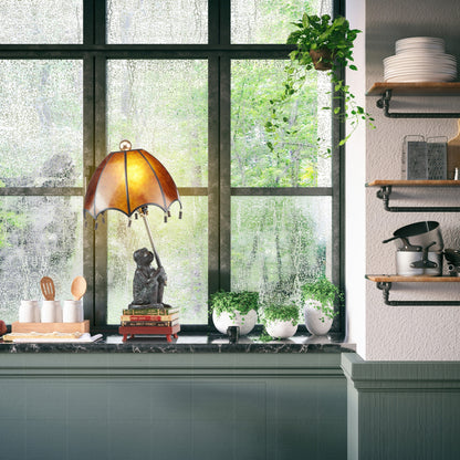 Lampe de table Singe Intellectuel 21,75 h – 11 L x 11 l x 21,75 h