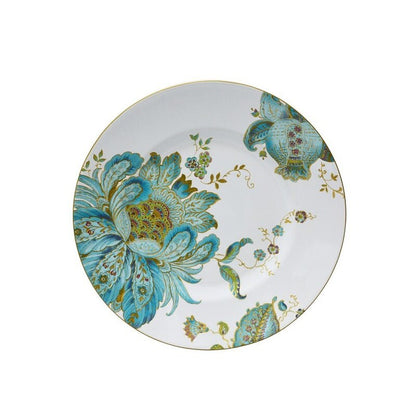Service de table 16 pièces en porcelaine, 222 Fifth Eliza, bleu sarcelle