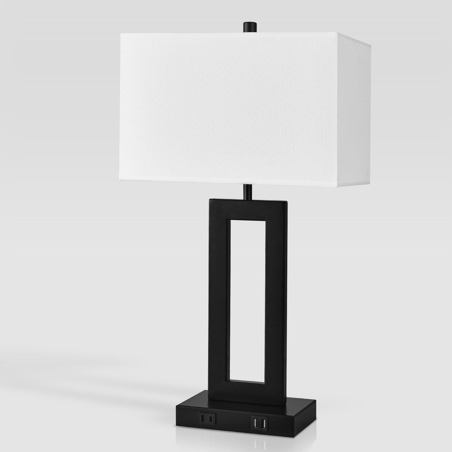 Ensemble de 22 lampes de table USB grises à commande tactile