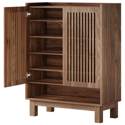 Meuble de rangement à chaussures 24 paires avec porte pour entrée et salon