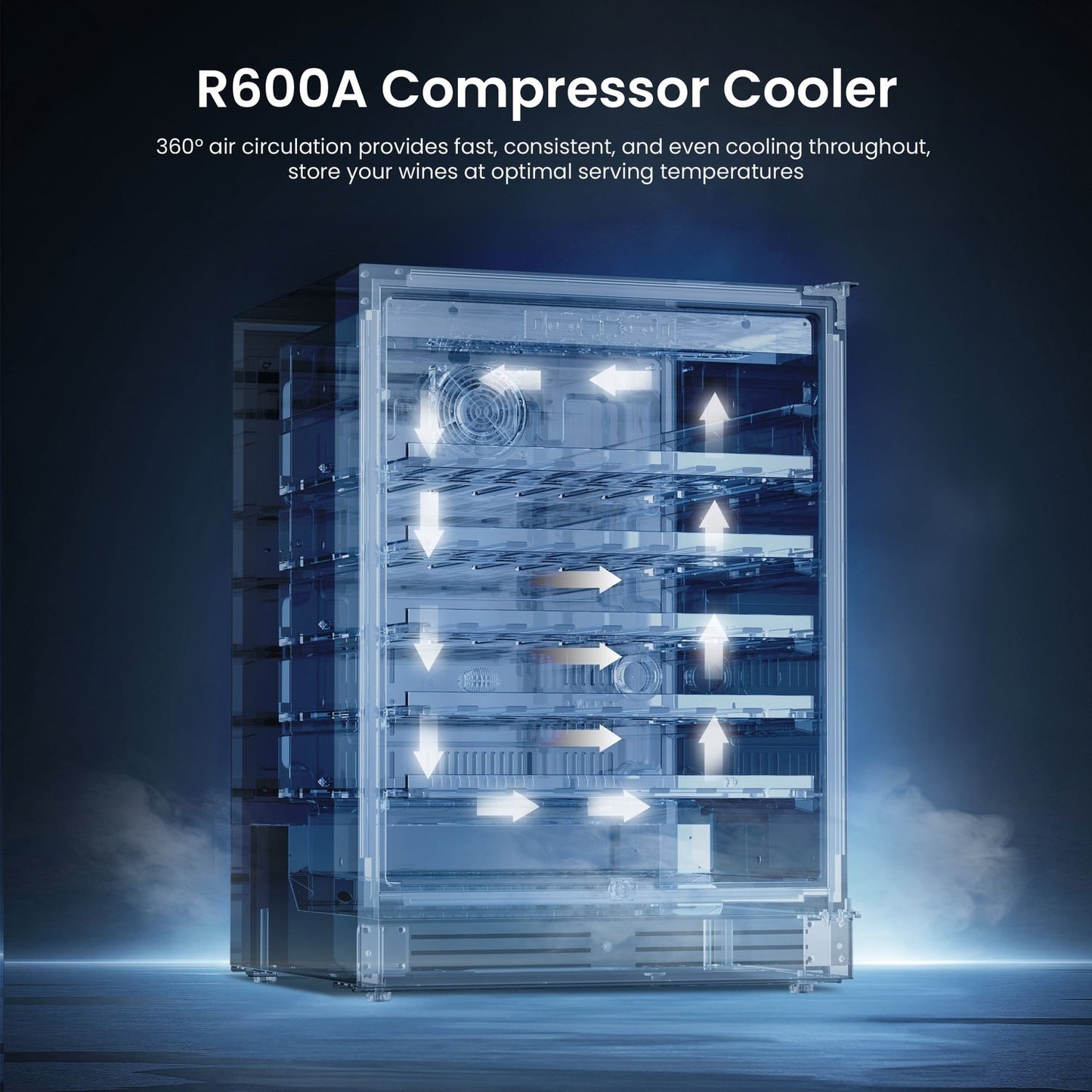 Réfrigérateur à boissons de 24 pouces, 140 canettes, pour boissons gazeuses et vinicoles - 24 pouces