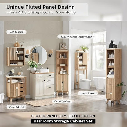 Armoire murale de salle de bain moderne, armoire à pharmacie, organiseur de rangement mural