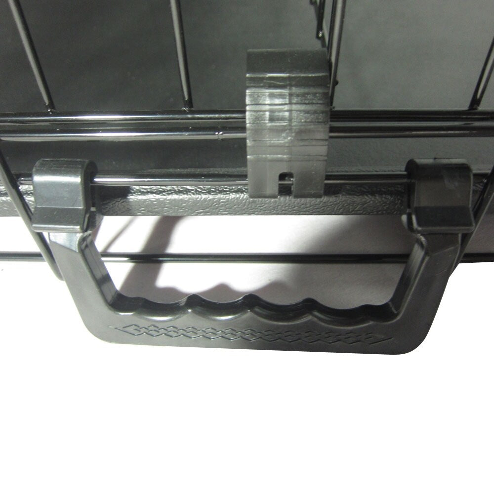 Cage de transport pliable en acier pour animaux de compagnie (chats et chiens) de 24 à 48 pouces, enclos métallique.