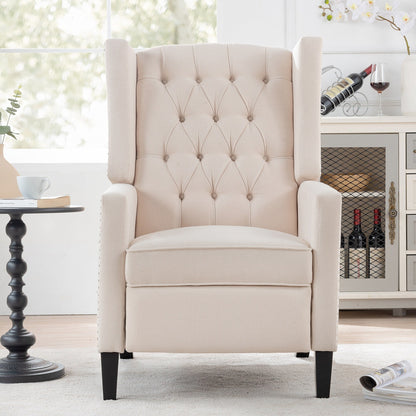 Fauteuil inclinable manuel en tissu large de 27,16 pouces