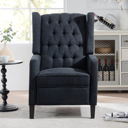 Fauteuil inclinable manuel en tissu large de 27,16 pouces