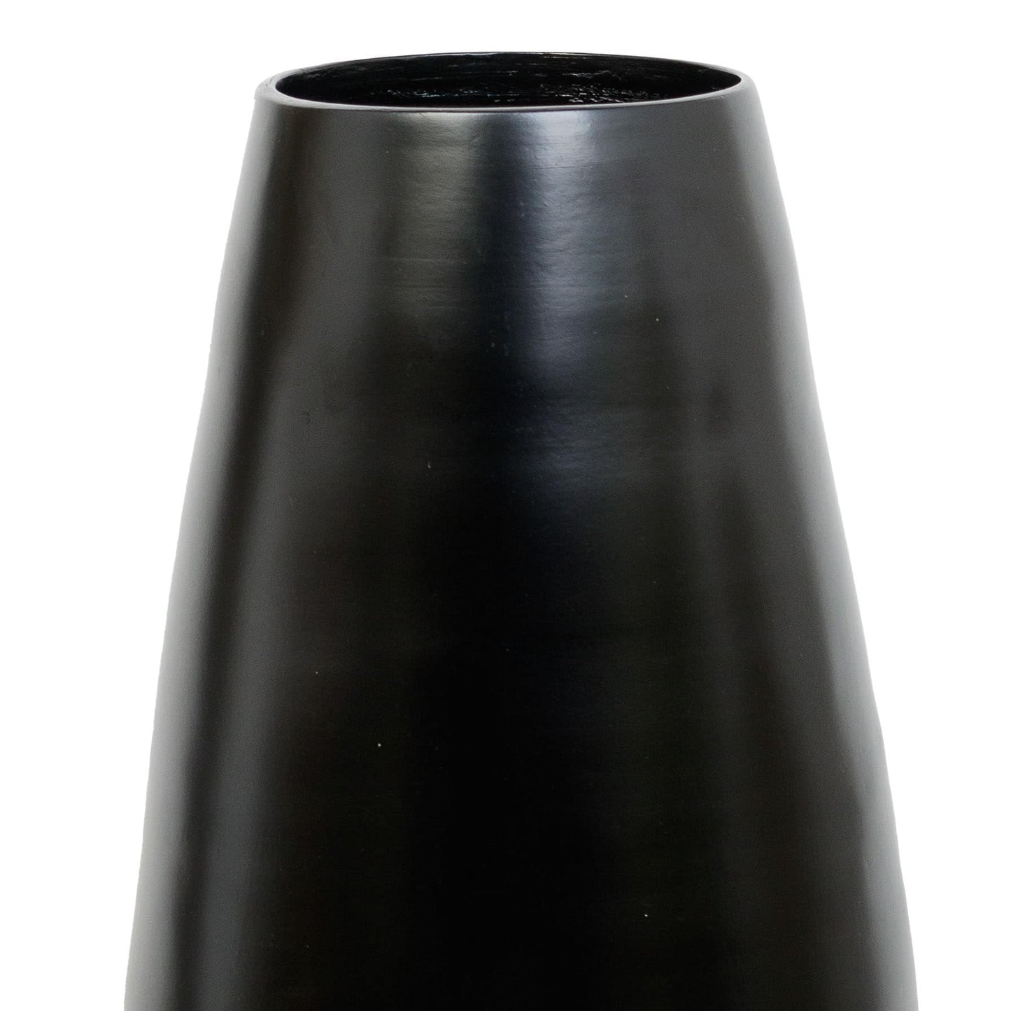 Vase de sol cylindrique en bambou de grande taille, décoration idéale pour les halls d'hôtel et les spas. Décoration parfaite pour le salon ou le couloir.