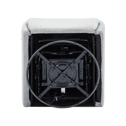 Fauteuil inclinable électrique pivotant à 270 degrés avec support pour téléphone