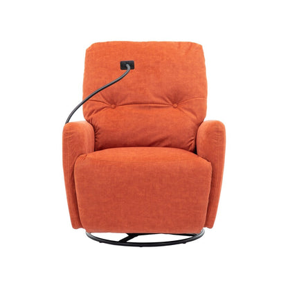 Fauteuil inclinable électrique pivotant à 270 degrés avec support pour téléphone