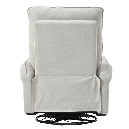 Fauteuil inclinable pivotant à 270° pour adultes, fauteuil inclinable pivotant à bascule, petit fauteuil inclinable électrique