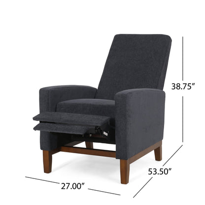 Fauteuil inclinable manuel en bois de 27 po de large