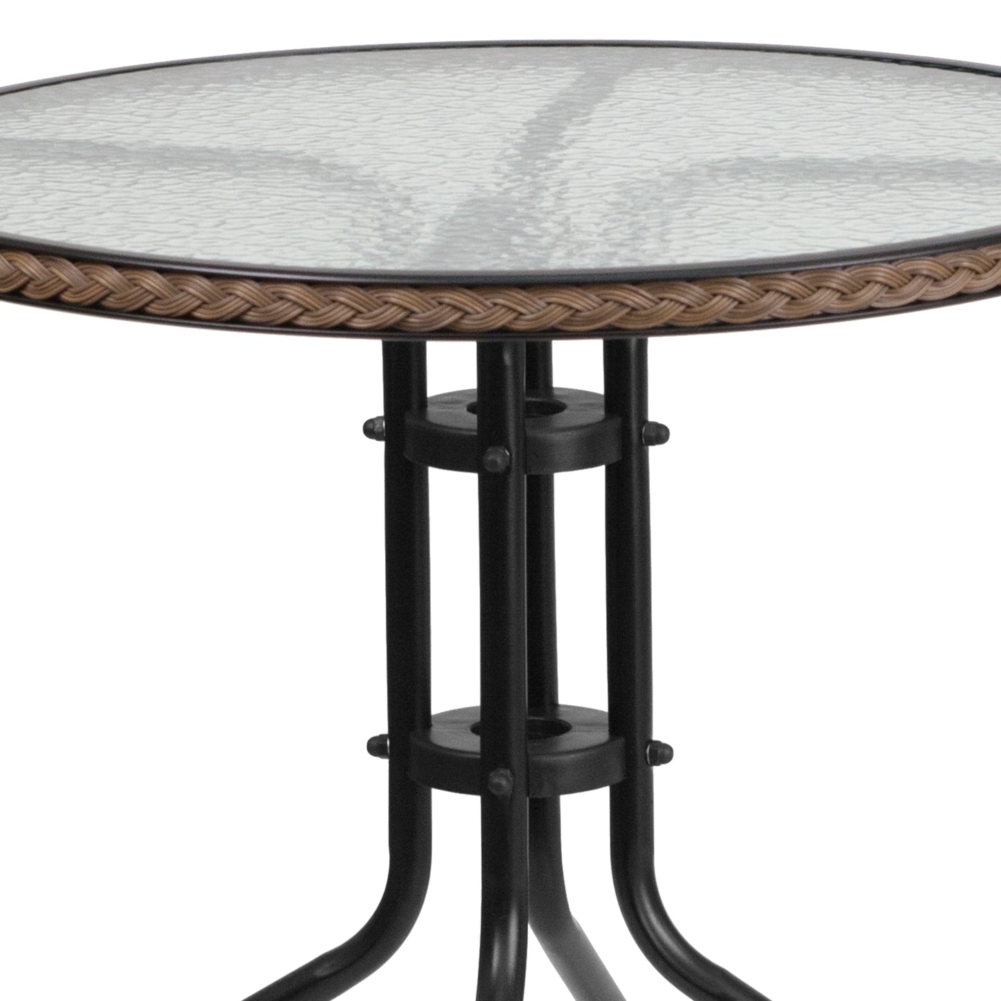 Ensemble table et chaises d'extérieur 3 pièces - 28,75 L x 28,75 P x 28 H