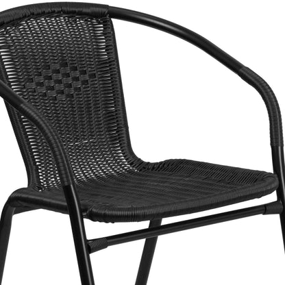 Ensemble table et chaises d'extérieur 3 pièces - 28,75 L x 28,75 P x 28 H