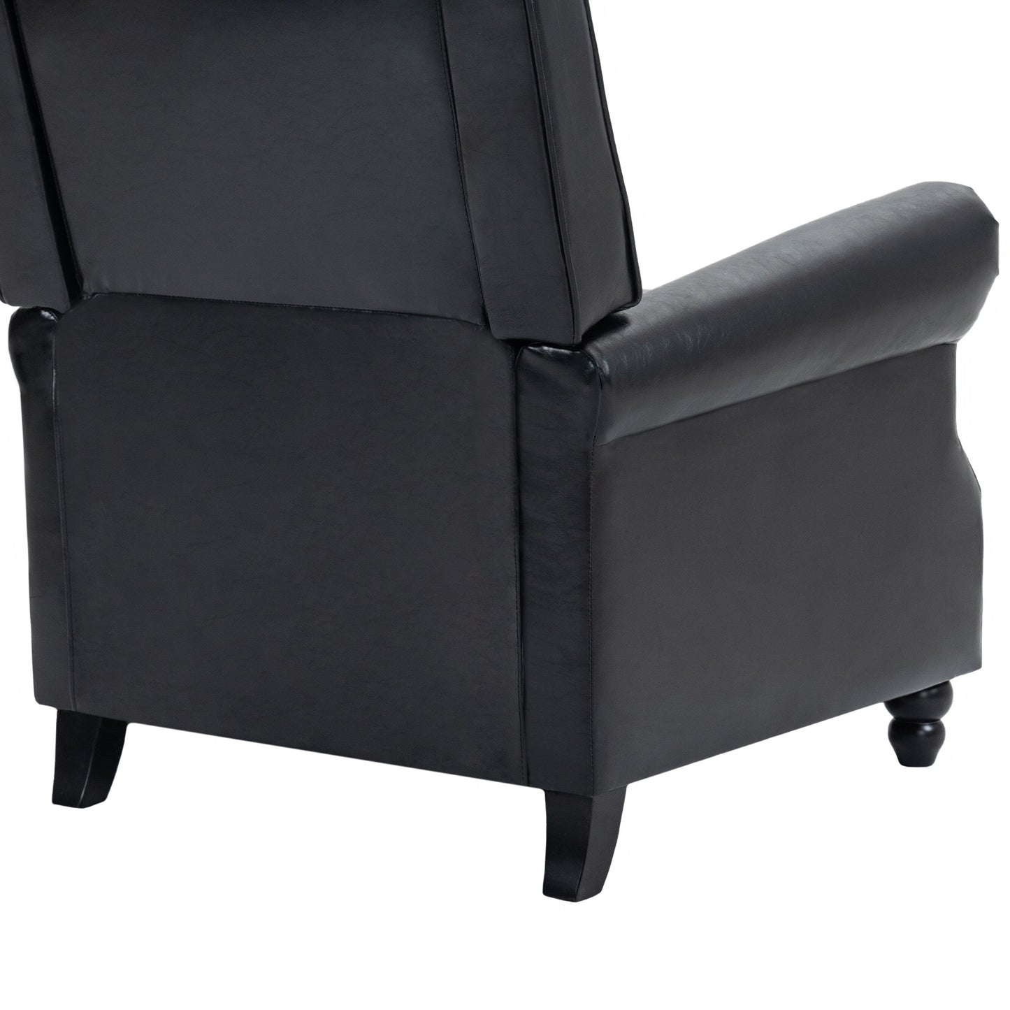 Ensemble de 2 fauteuils inclinables manuels avec garniture cloutée