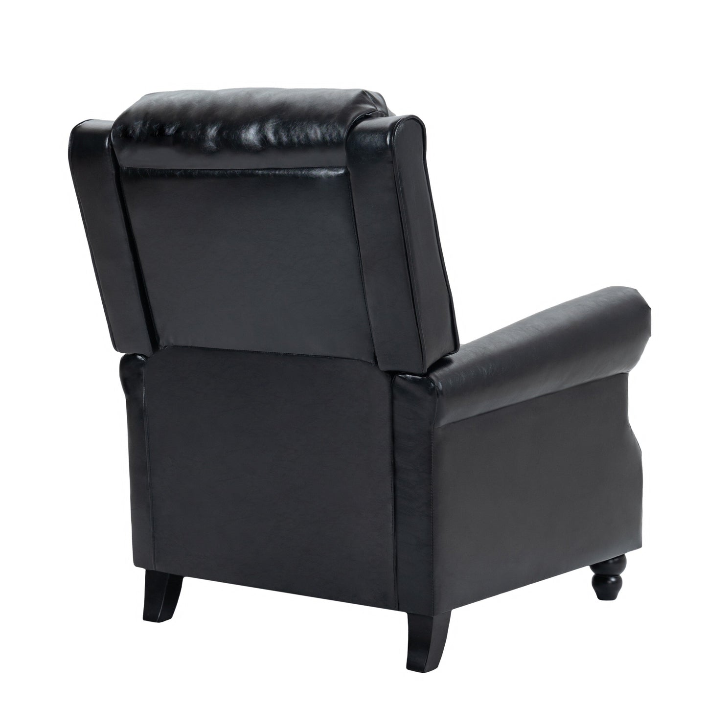 Ensemble de 2 fauteuils inclinables manuels avec garniture cloutée