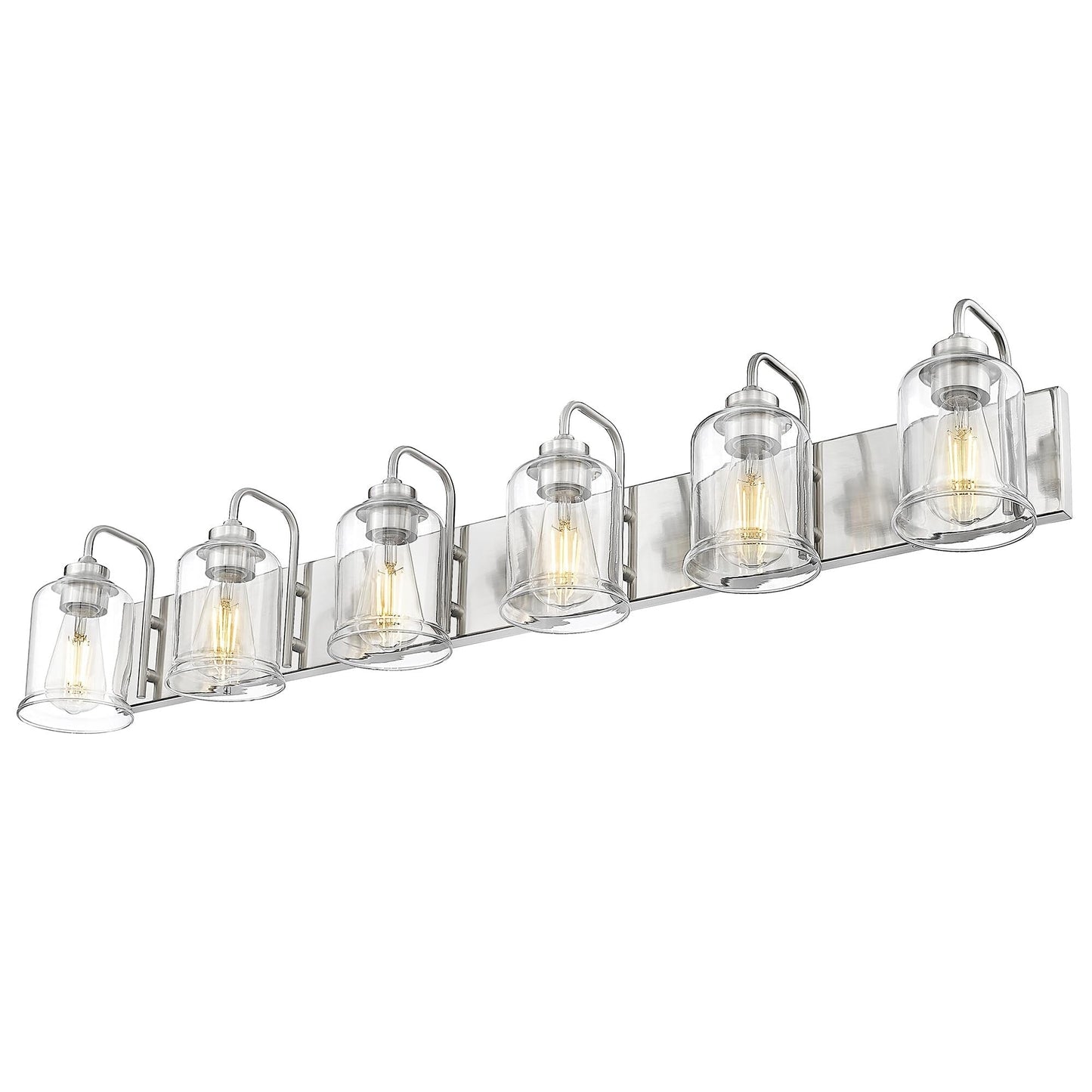 Éclairage de vanité moderne à 3, 4, 5 ou 6 lumières pour miroir de salle de bain