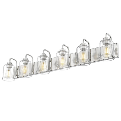 Éclairage de vanité moderne à 3, 4, 5 ou 6 lumières pour miroir de salle de bain