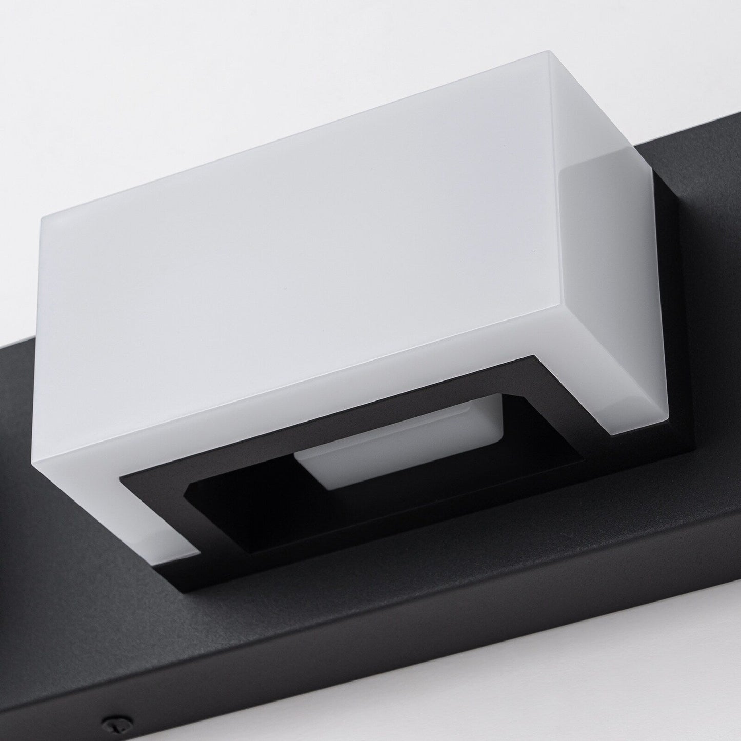 Applique murale LED moderne à intensité variable, 3, 4 ou 5 lampes, noir mat, pour salle de bain