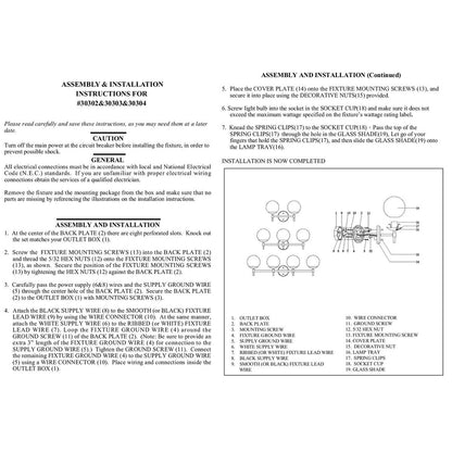 Luminaire de salle de bain à 3 lampes 929 Lighting, disponible en plusieurs finitions et avec abat-jour en verre opale