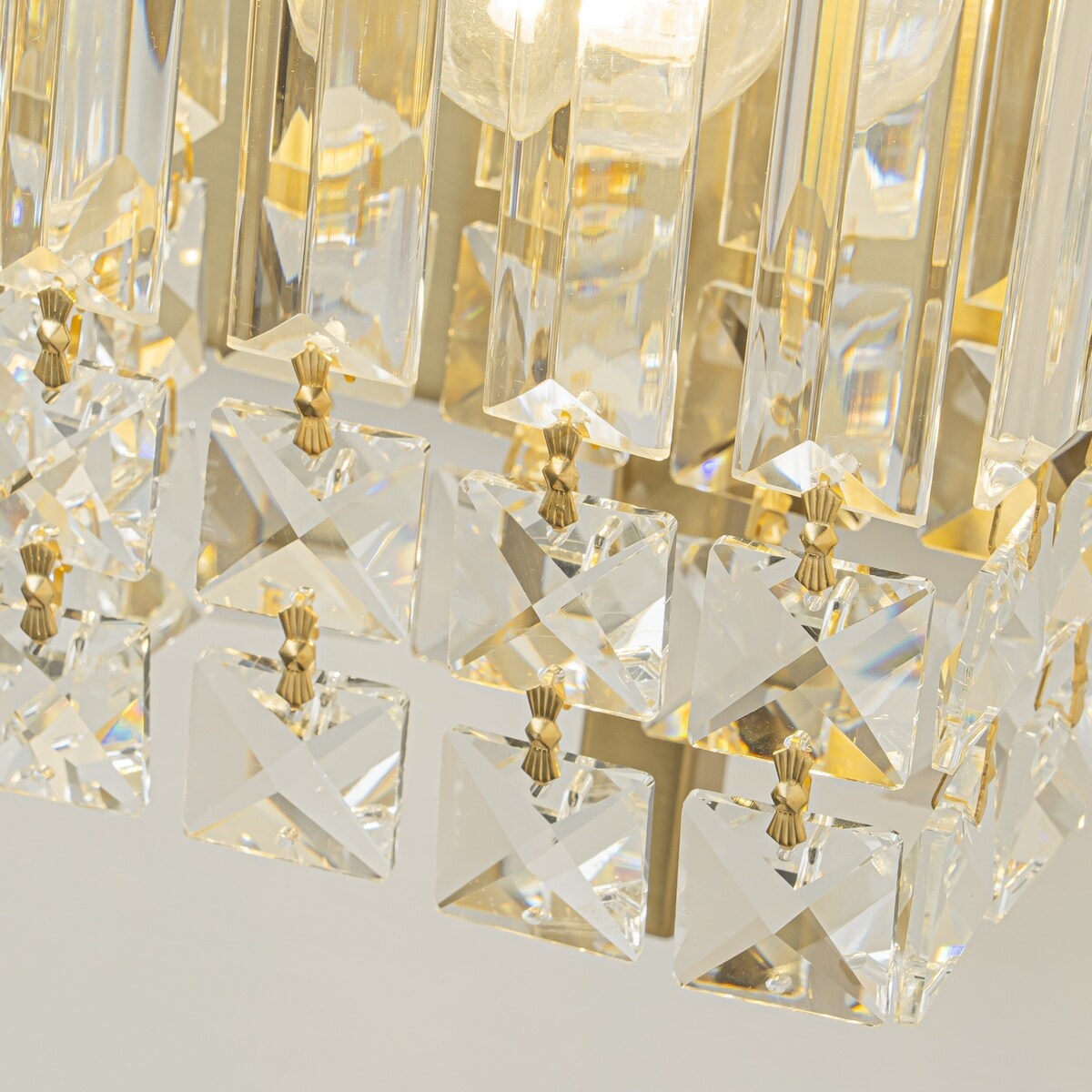 Applique murale en cristal à 3 lumières pour salle de bain, style glamour et moderne, pour miroir