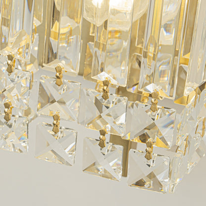 Applique murale en cristal à 3 lumières pour salle de bain, style glamour et moderne, pour miroir