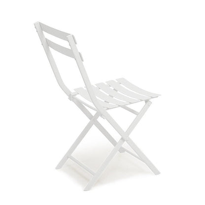 Ensemble bistro minimaliste de patio 3 pièces avec table ronde pliable et chaises - Ensemble bistro de patio 3 pièces