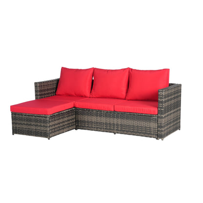 Ensemble de meubles de patio 3 pièces